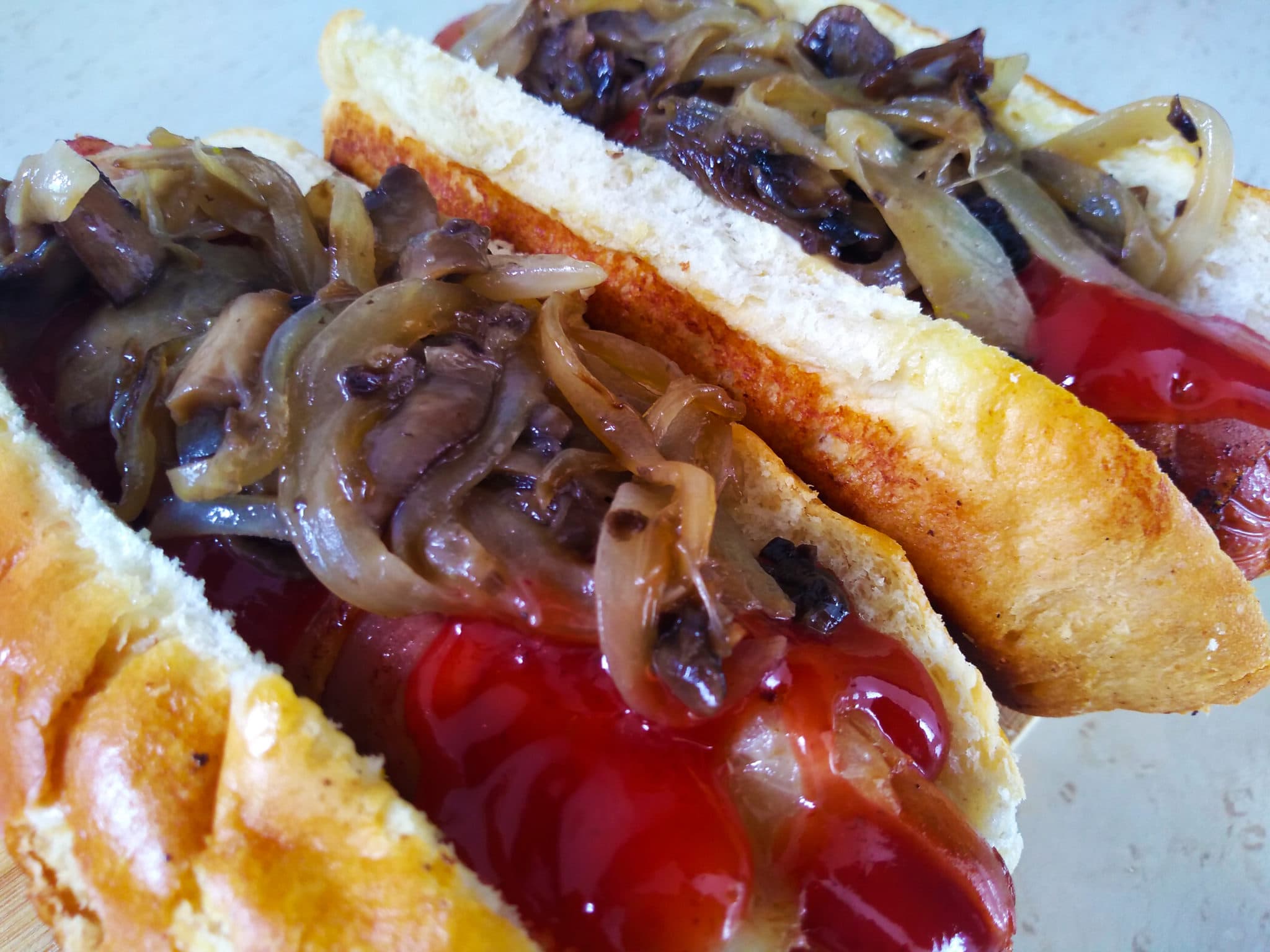 Mushroom Hot Dog