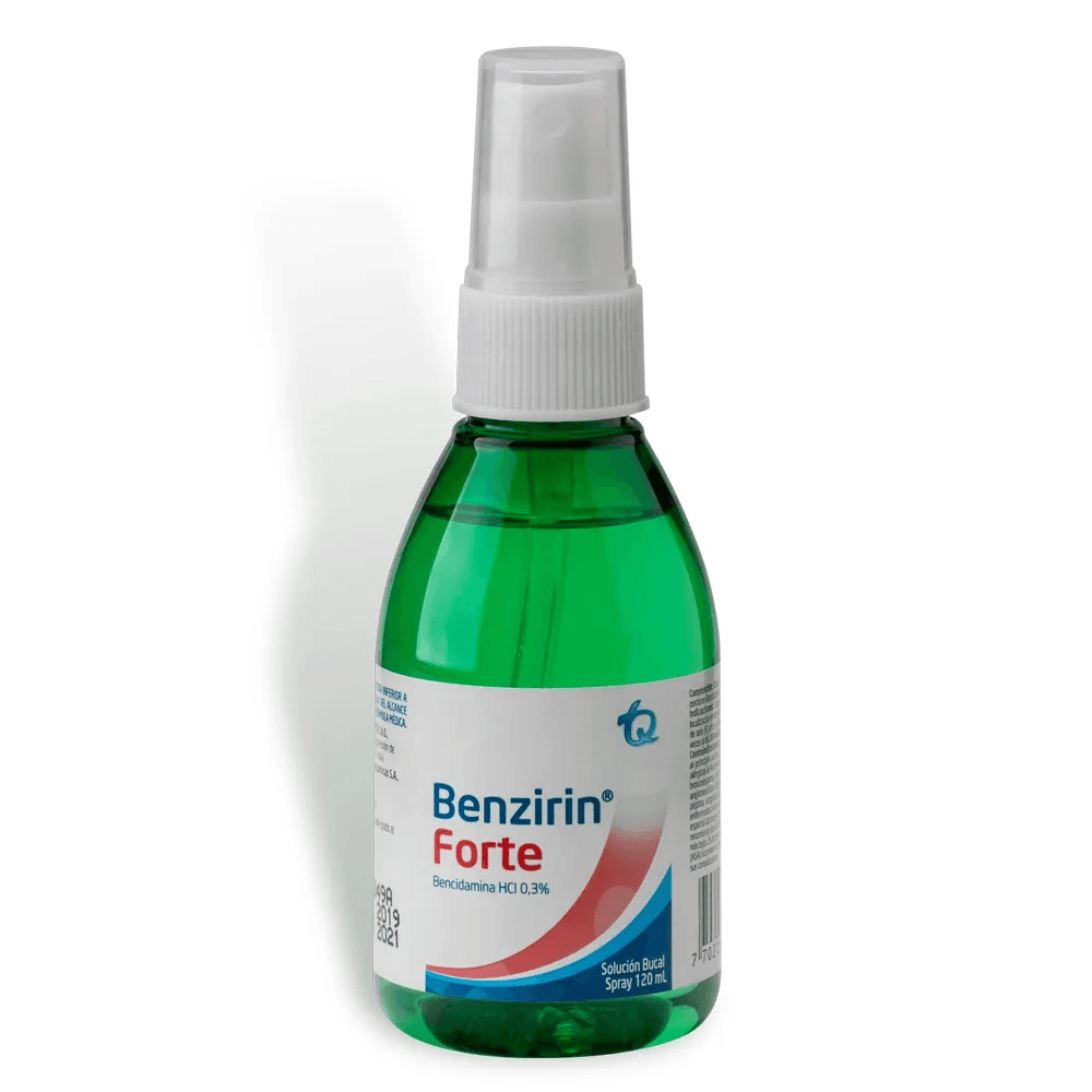 Solucion Bucal Benzirin Forte 0.3% X 120Ml