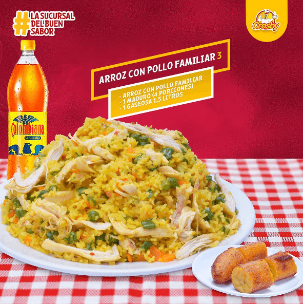 Arroz con Pollo Familiar#2+Nuggets + Gaseosa 1.5L
