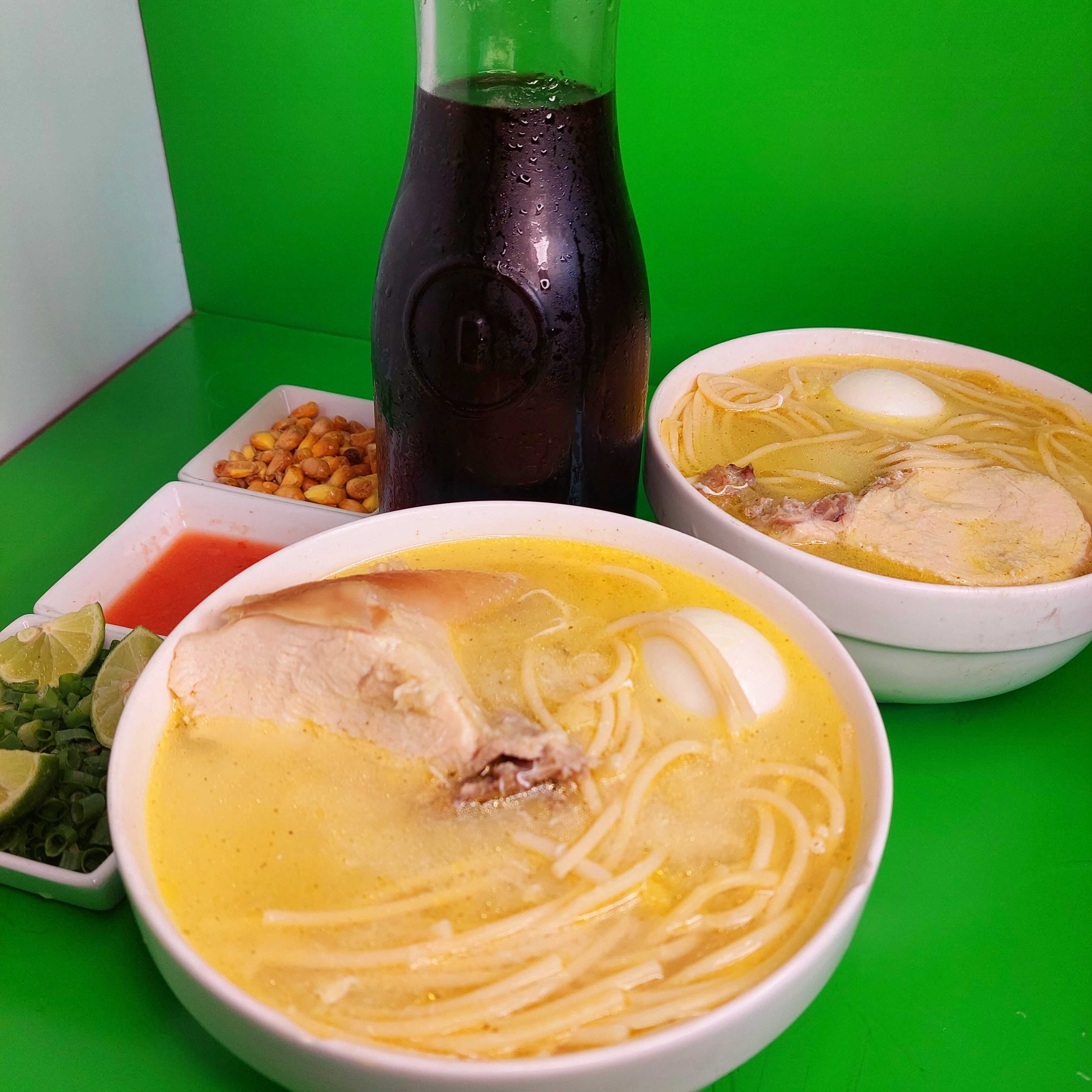 2 Caldos De Gallina + 1 Lt. Chicha Morada