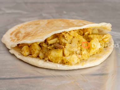 Gordita de Guisado Verde con Papas