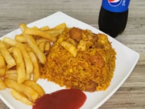 Combo-Arroz Caleño Gratis Papas y Gaseosa
