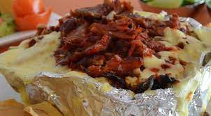 Papa rellena de Carne al Pastor