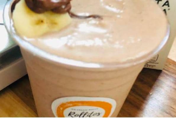 NUTELLA y Plátano Malteada