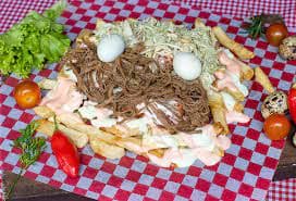 Bomba Papa Especial con Carne Desmechada