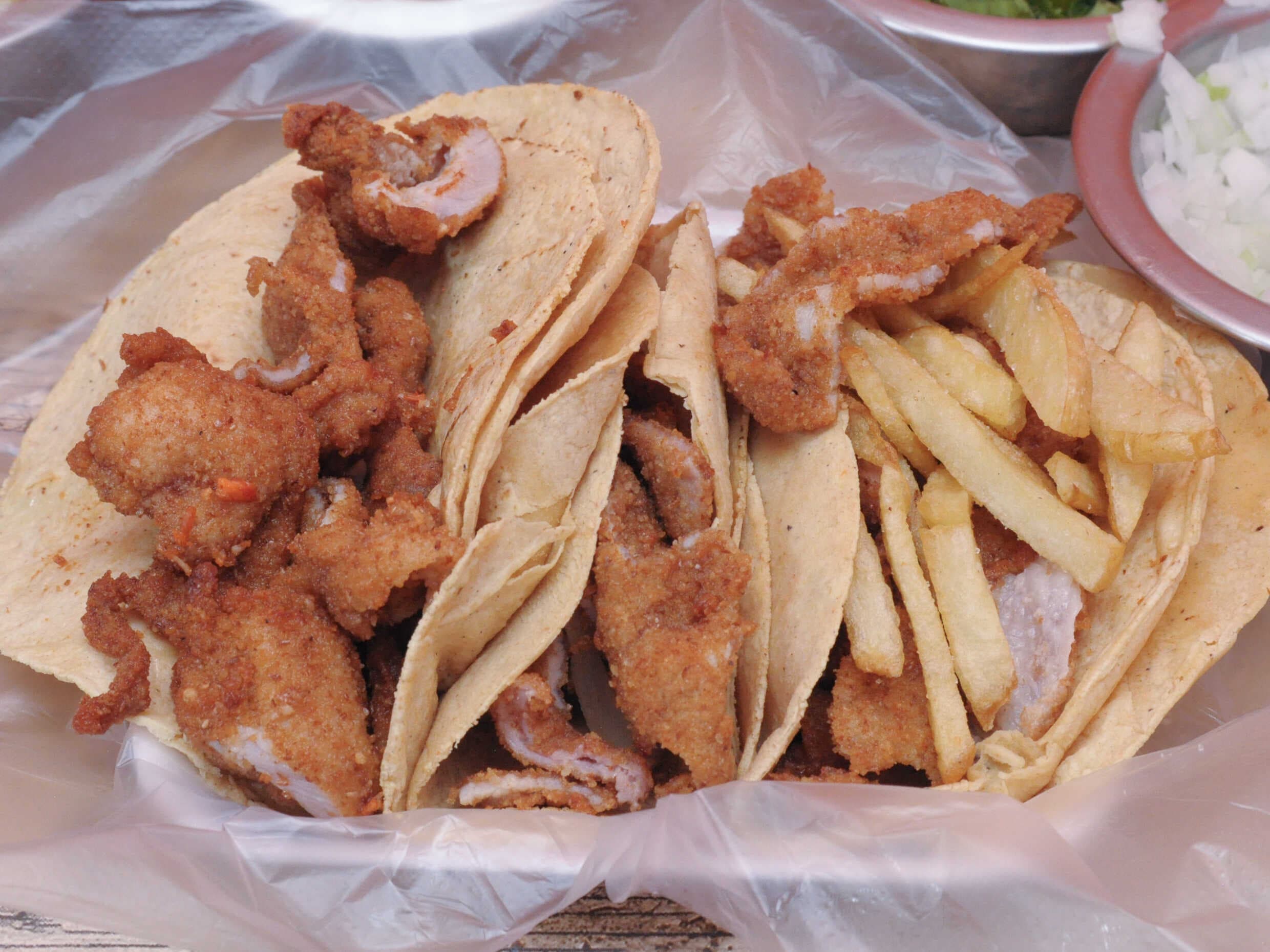 Taco de Milanesa Res
