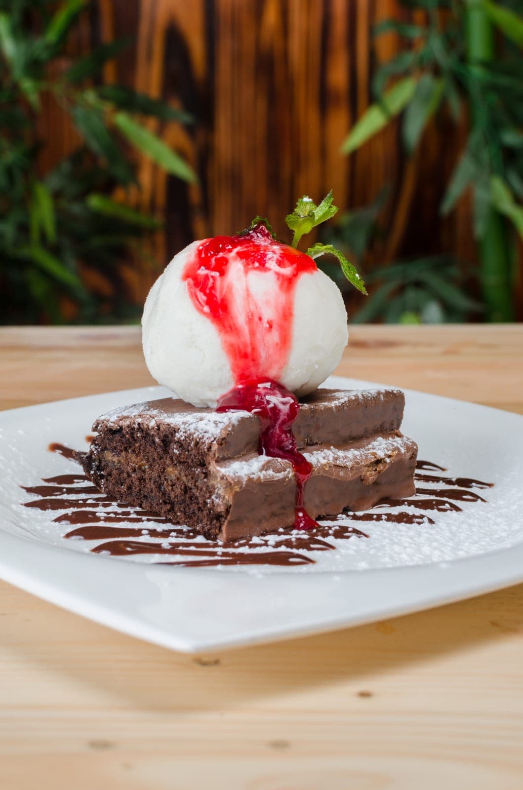 Brownie Con Helado