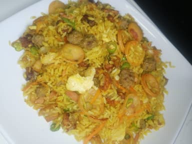 Arroz paisa 3 porciones 3lb