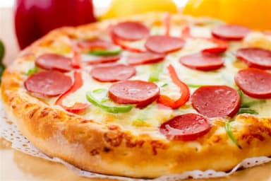 Pizza de Chorizo 12 Pulgadas Tamaño Grande