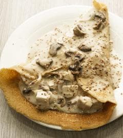 Crepa Pollo Champiñones