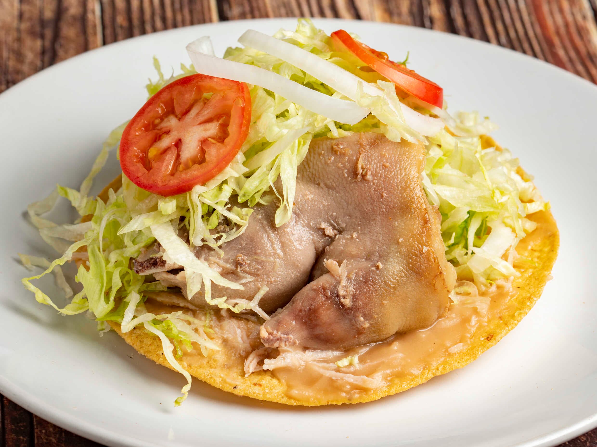 Tostadas de pata