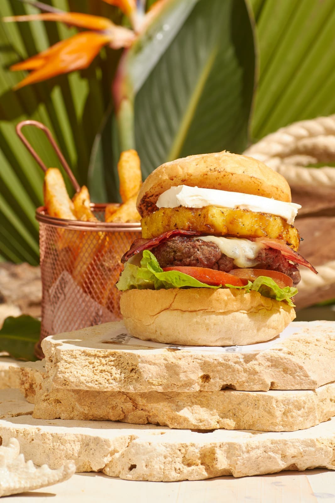 Hamburguesa Hawai Chessei