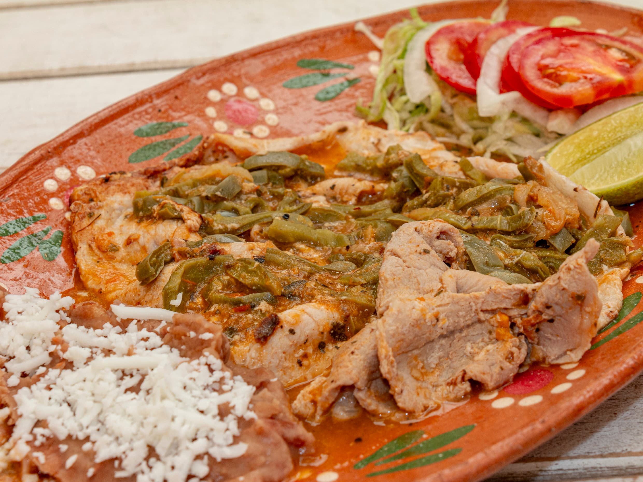 Bistec con nopales