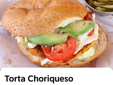 Torta Choriqueso