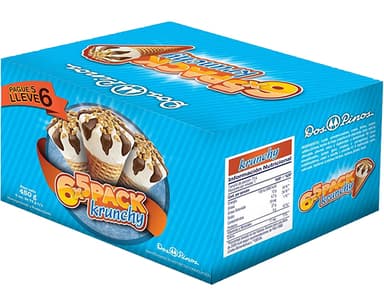 6 Pack Cono Krunchy Krips 75g
