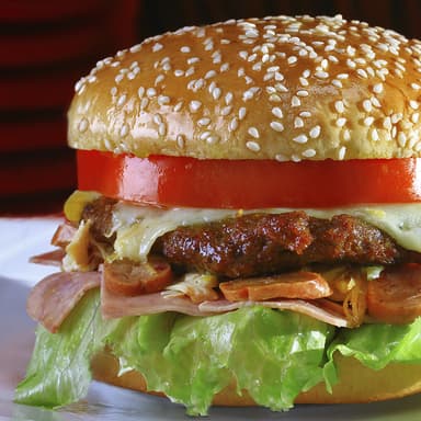 Hamburguesa con Nuez