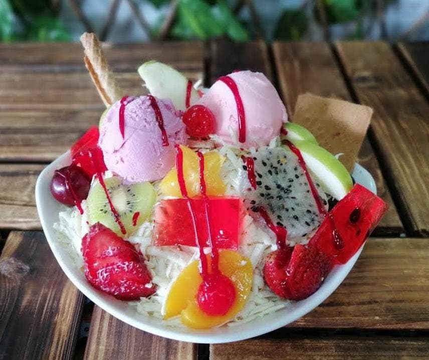 Jugo natural en leche