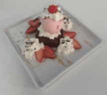 Brownie con Helado