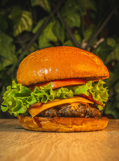 Hamburguesa Chanchis + Papitas