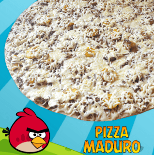 Pizza 5 Porciones Carne Desmechada Maduro