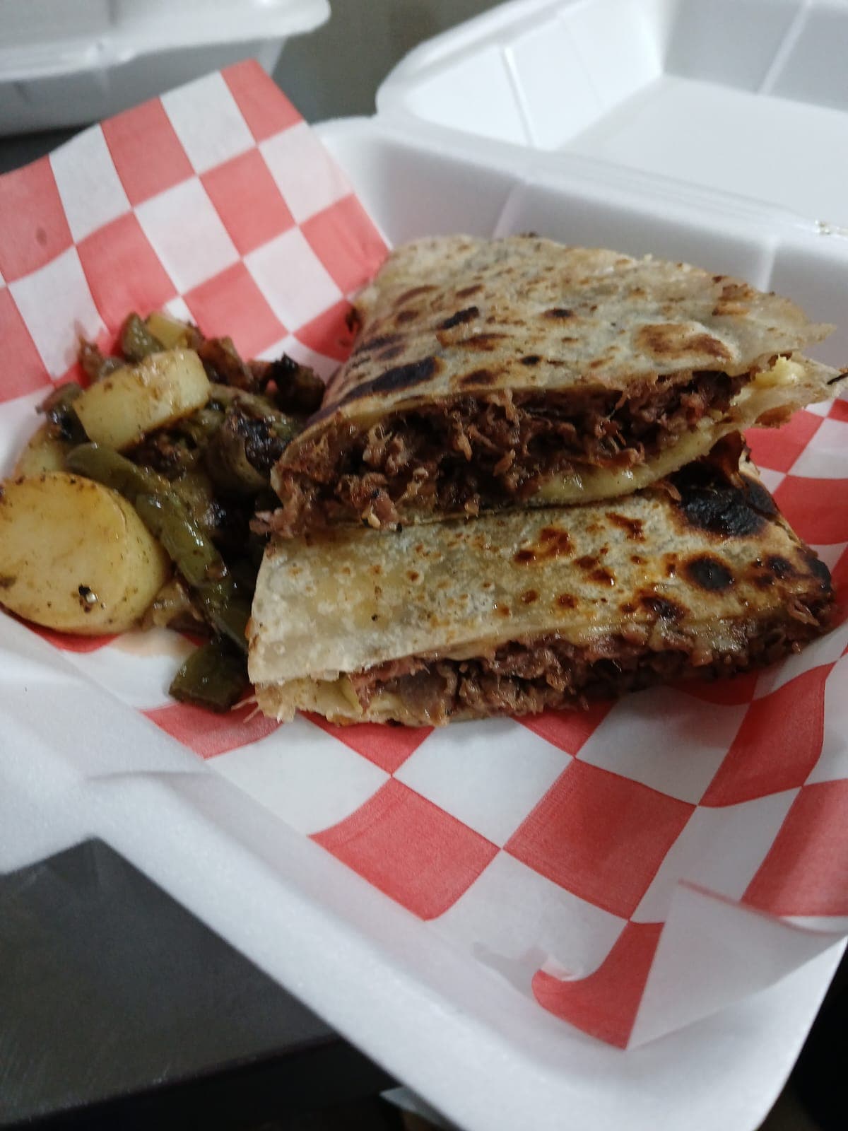 1 Taco Gigante Gringa de Deshebrada