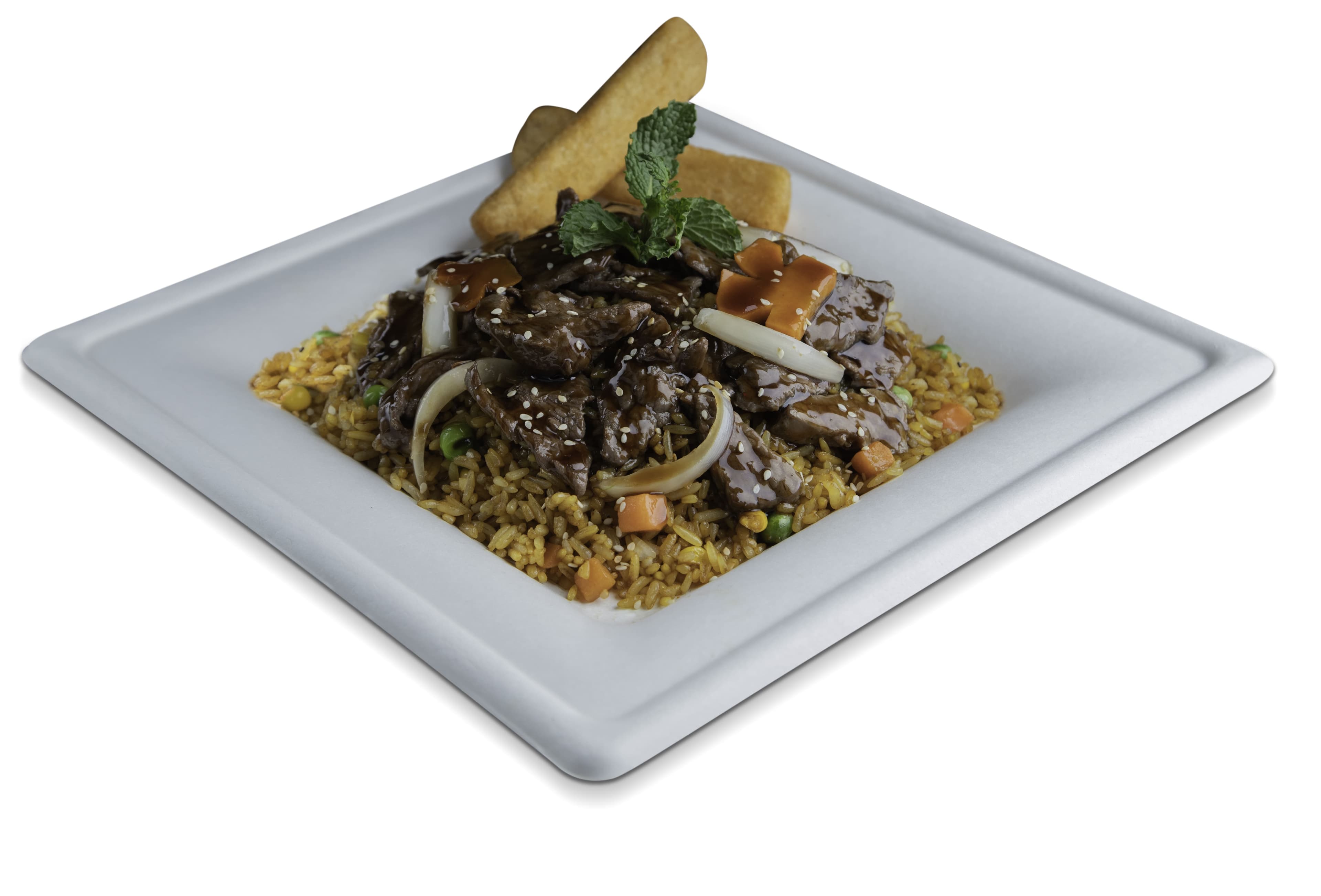 Arroz con Carne de Res