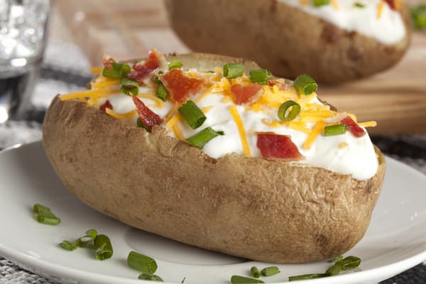 Papa con Chuleta y Queso