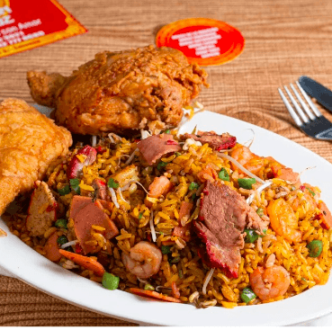 4Lb Arroz a la valenciana + 2 Pernil