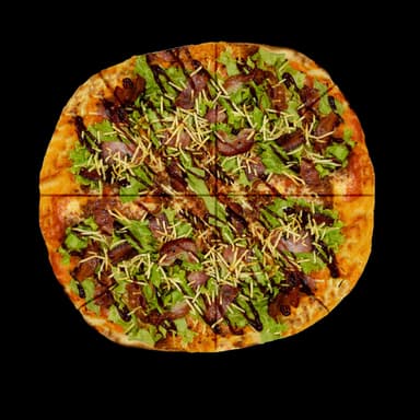 Pizza Especial Burger al Vuelo 35 cm 8 Porciones