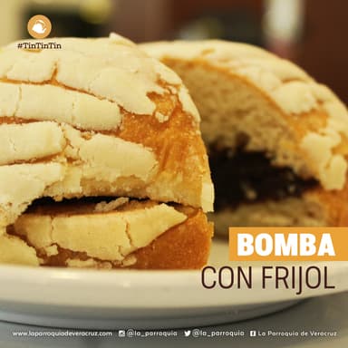 Bomba o Micha con frijol
