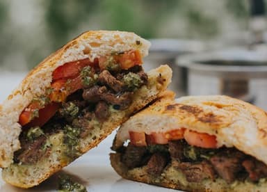 Torta de Arrachera