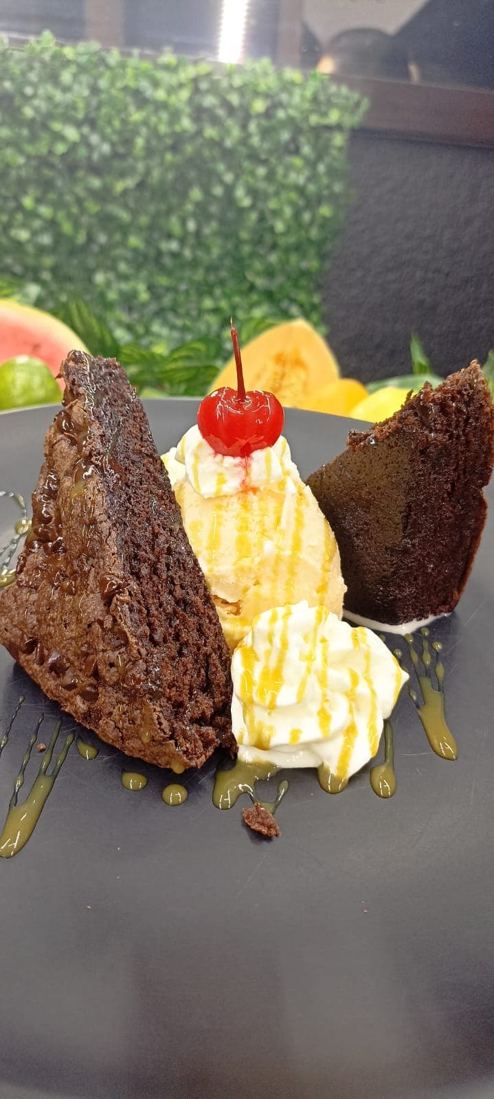 Brownie con Helado