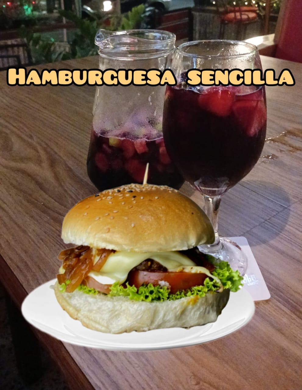 Hamburguesa Sencilla