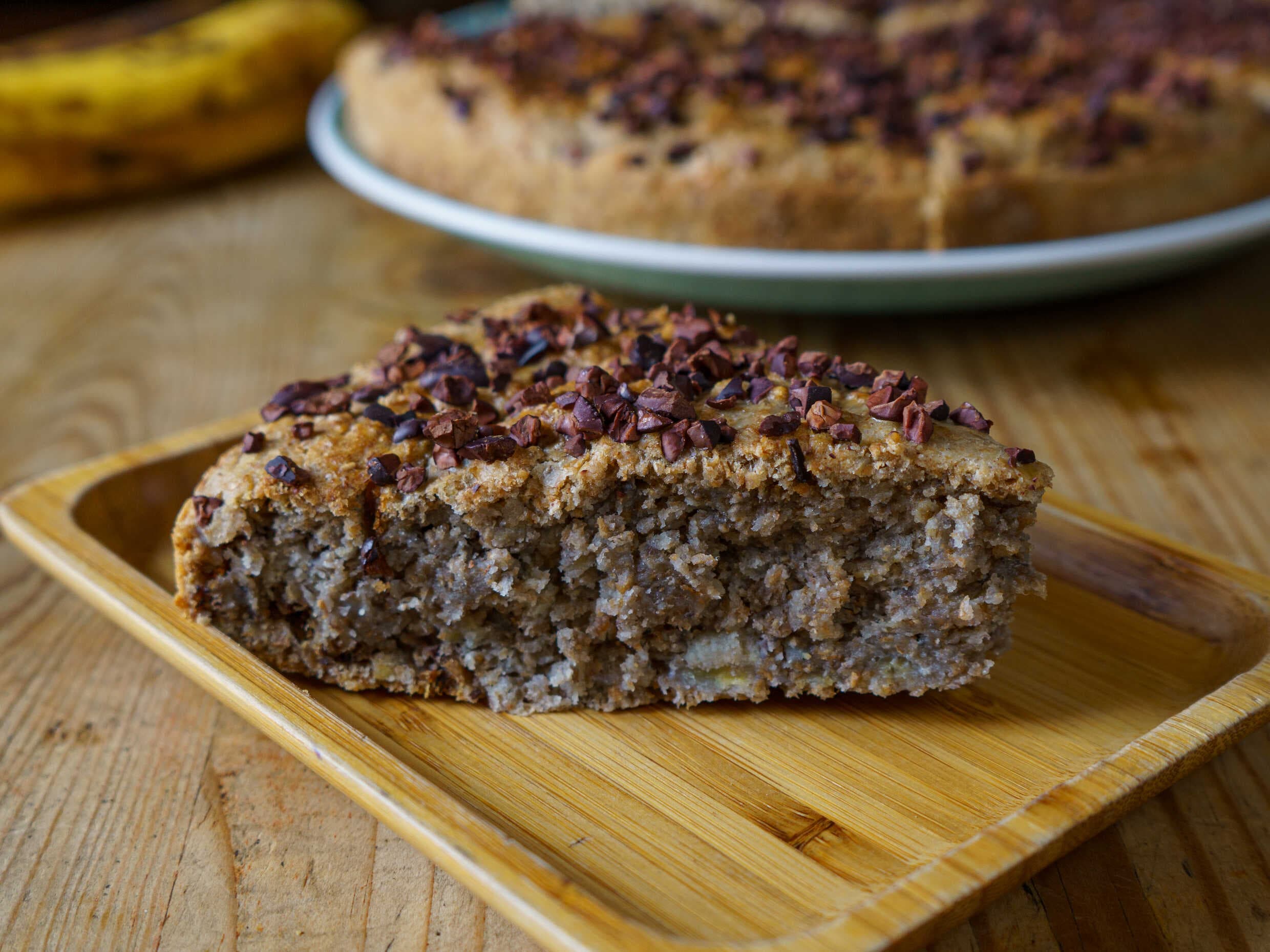 Torta de Banano con Semillas de Chia y Nuez