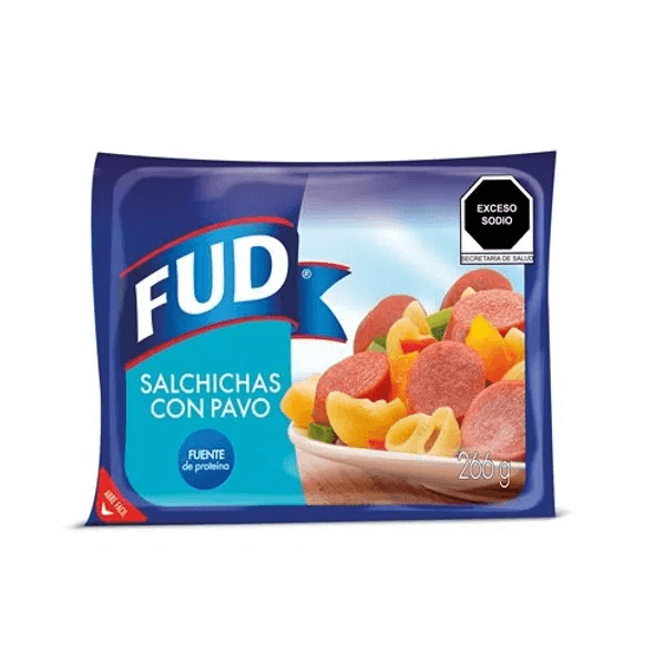 SALCHICHA PAVO FUD 266GR