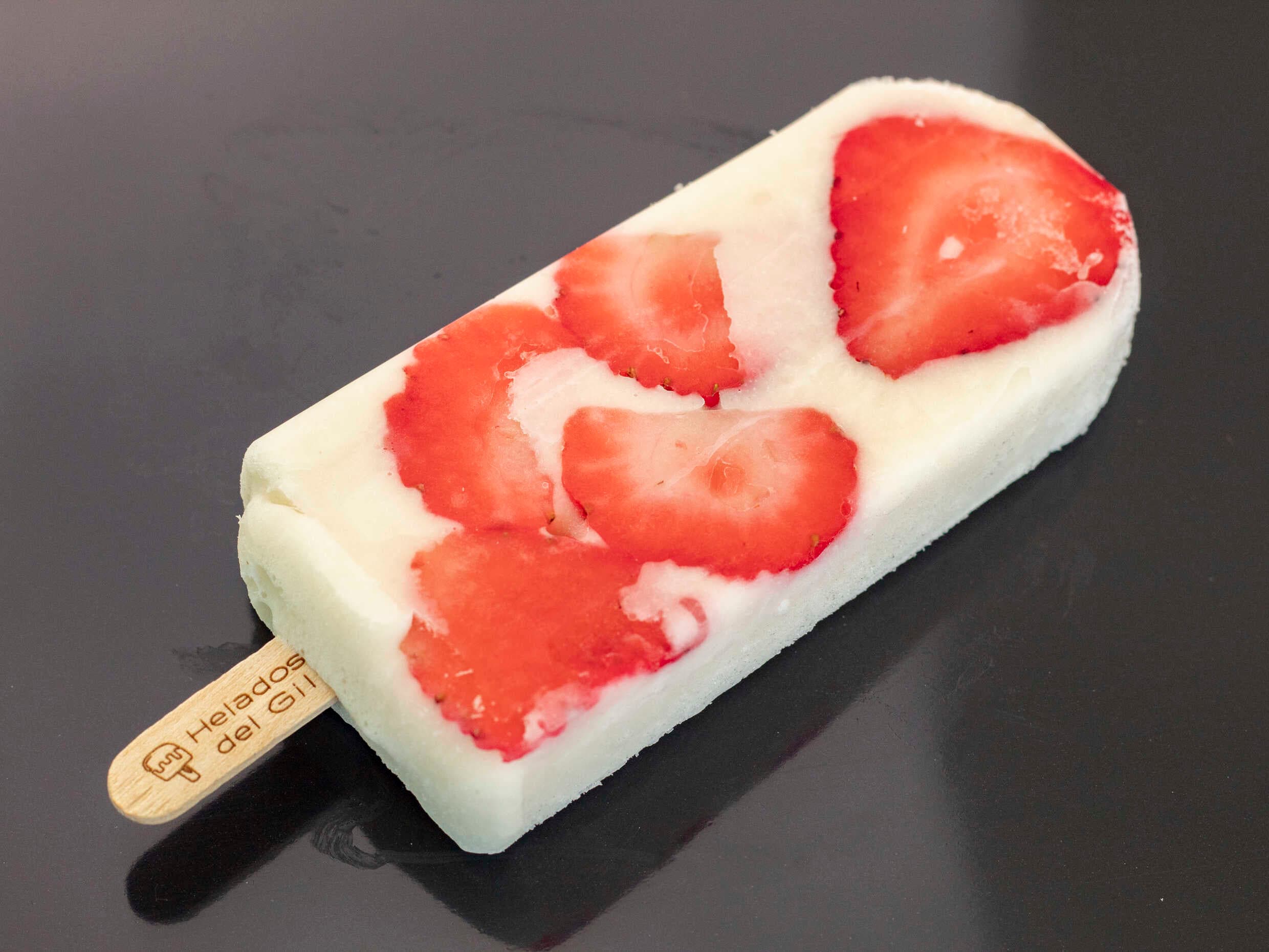 Fresas con crema Keto