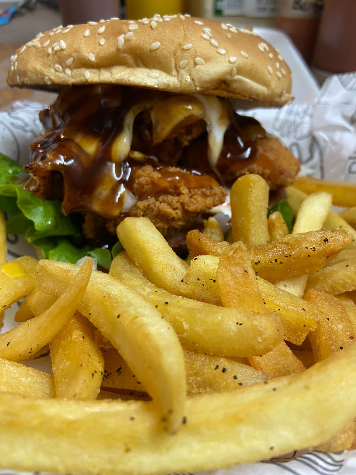 Hamburguesa Crujiente