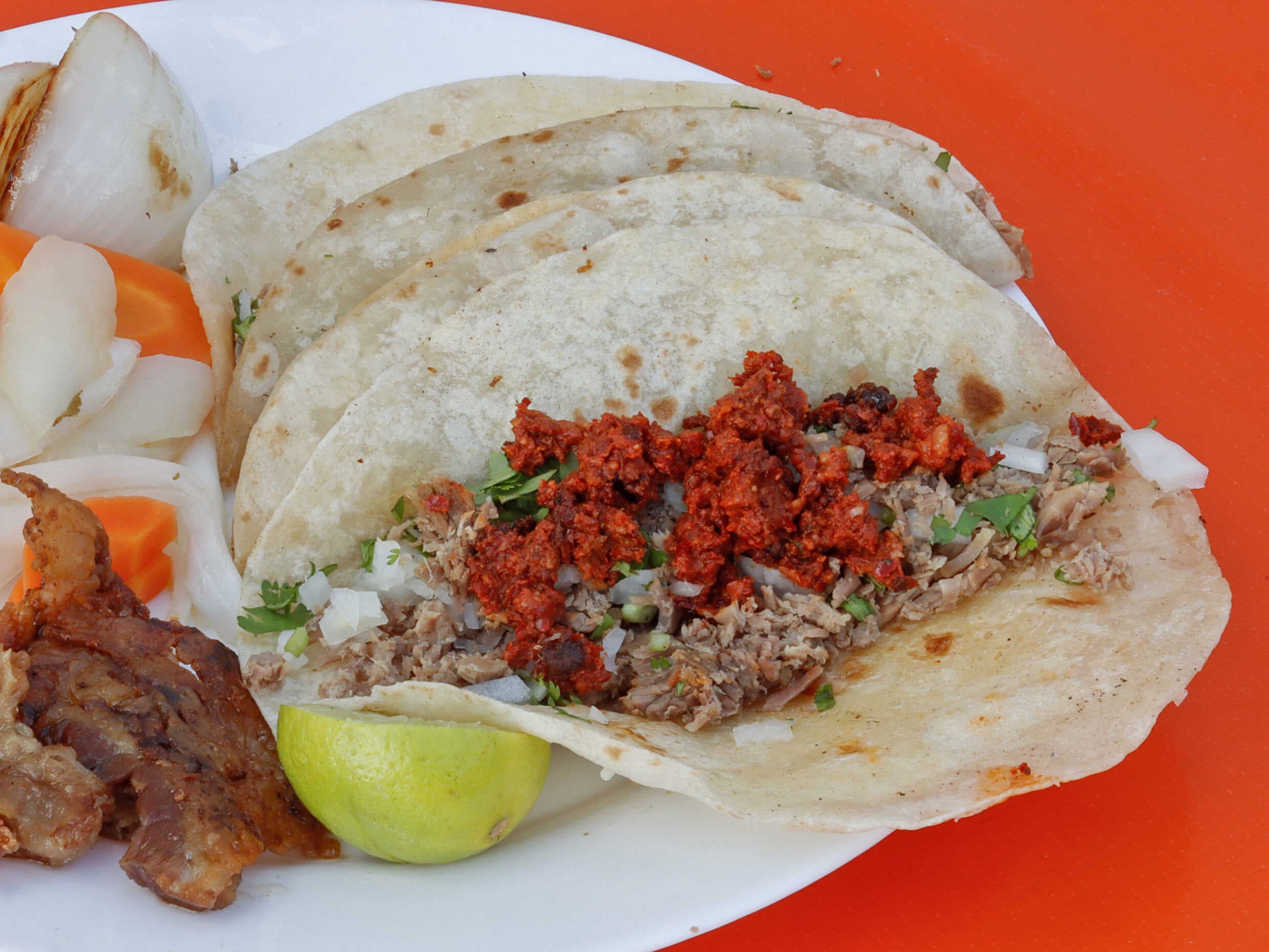 Tacos de Harina Orden de 3