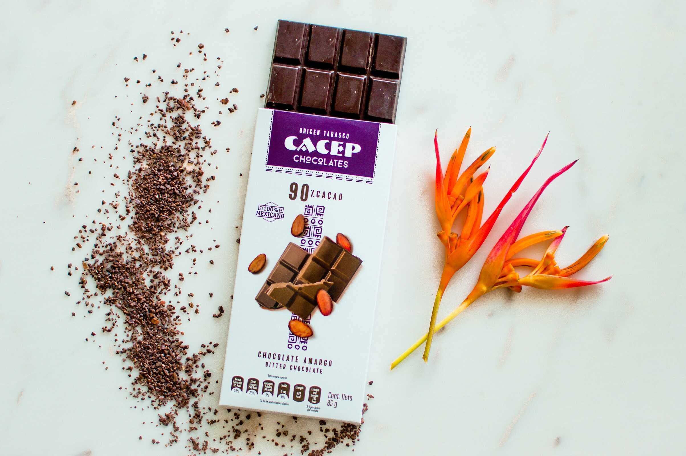 Barra 85g Chocolate Amargo 90% Cacao