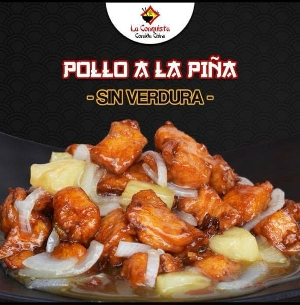 Pollo con piña sin verdura 1L