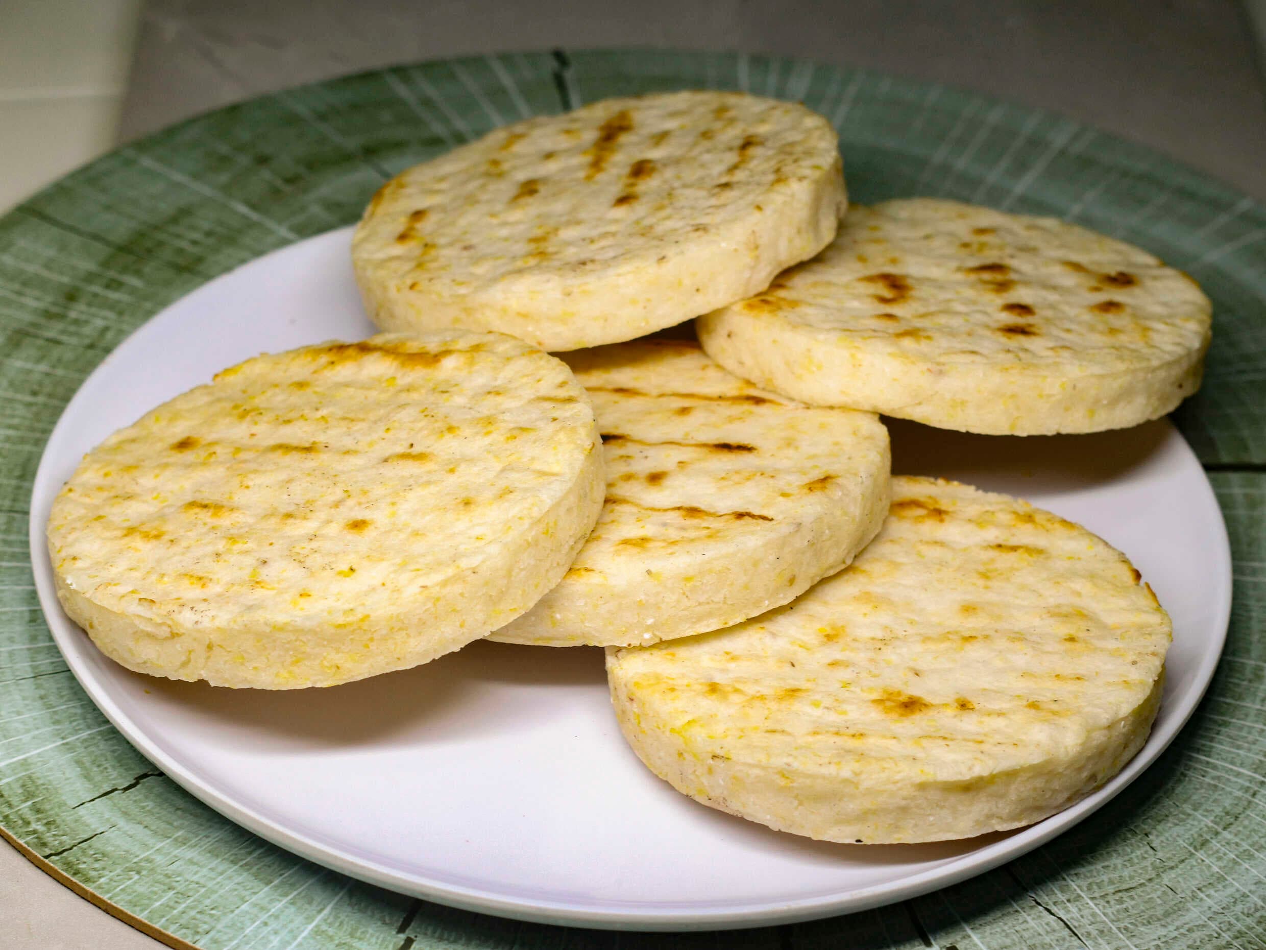 Arepa Paisa sin relleno