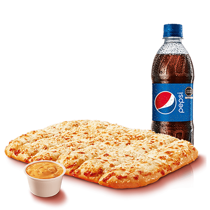 Crazy Cheese Bread + Gaseosa + Dip