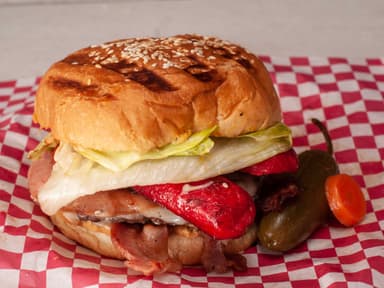 Hamburguesa Doble con Tocino