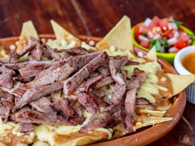 Nachos con arrachera
