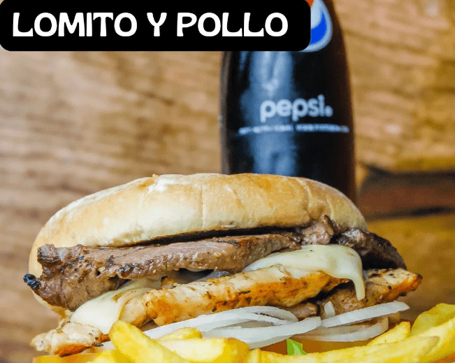 Hamburguesa Lomito y Pollo