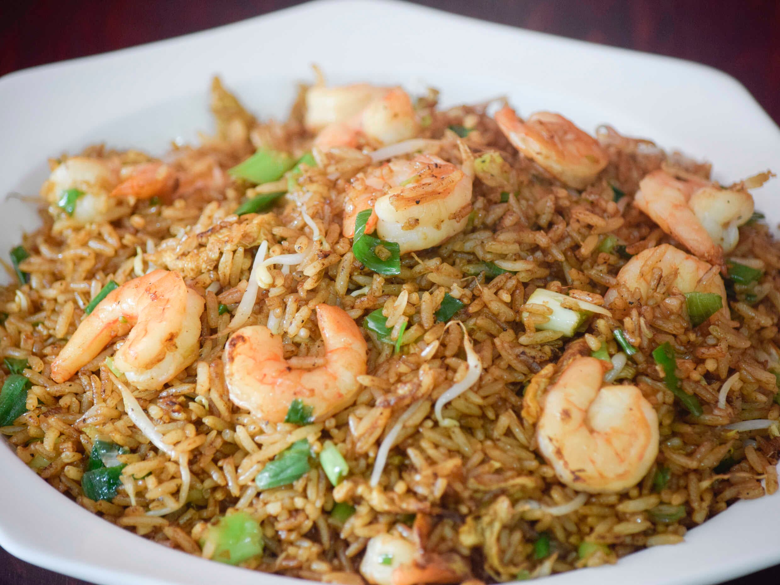 Arroz con Camarones Entero
