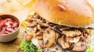 Paquete: Hamburguesa Champiñones+complemento de pa