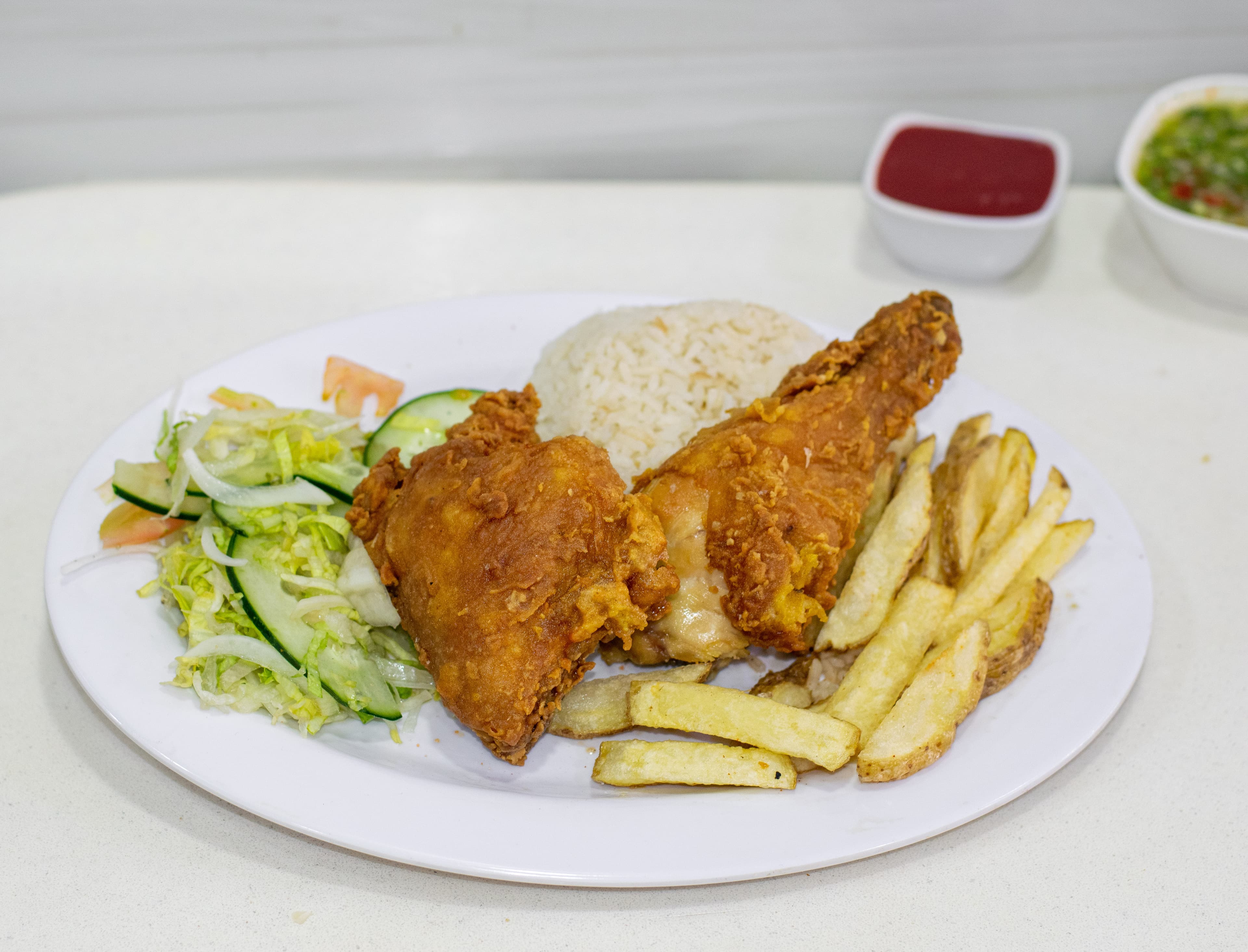 Bandeja con Pollo A Elección