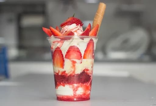 Fresas a la Crema