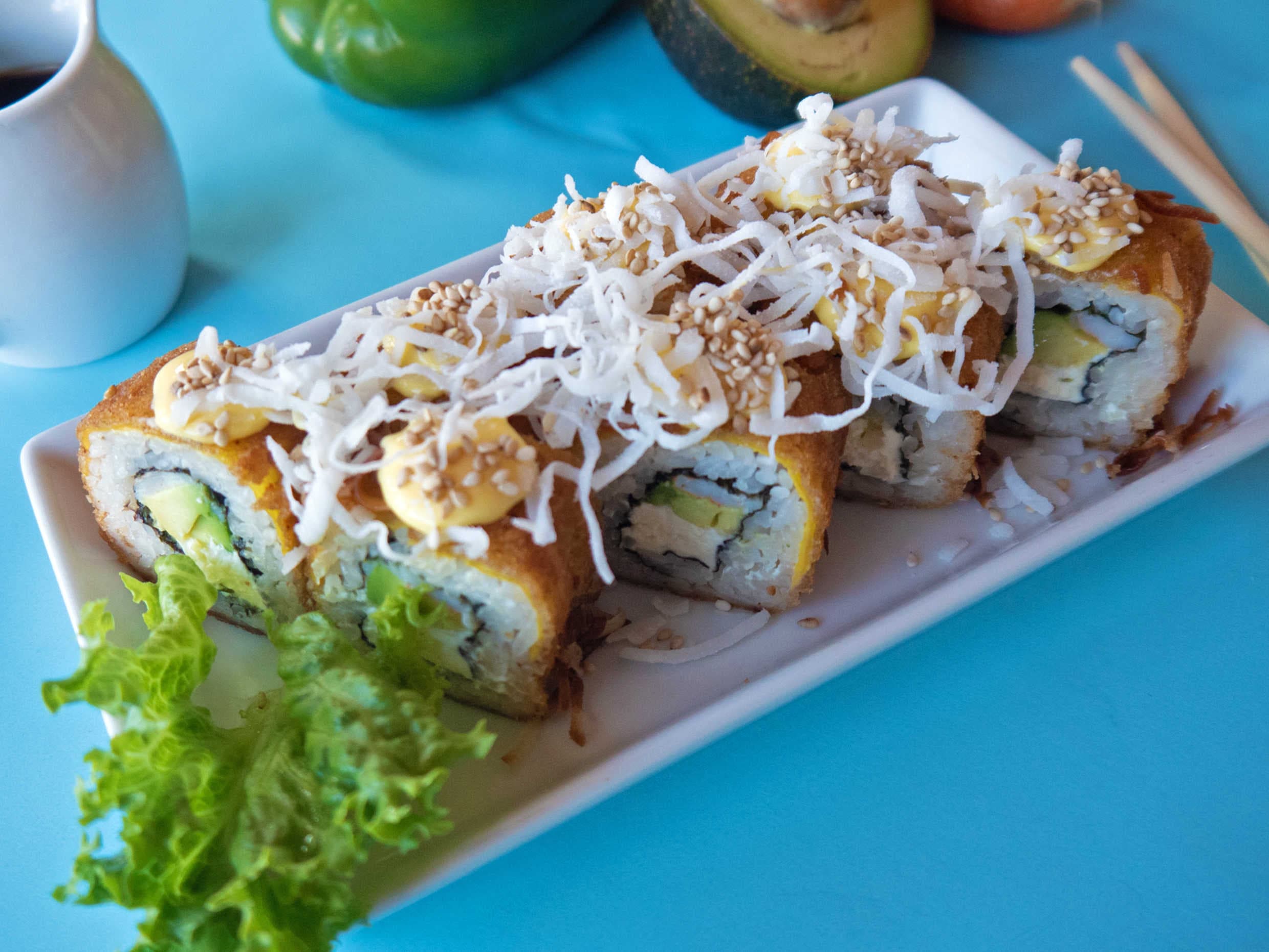 Combo Coco y Yaki Camarón🍣 🍤